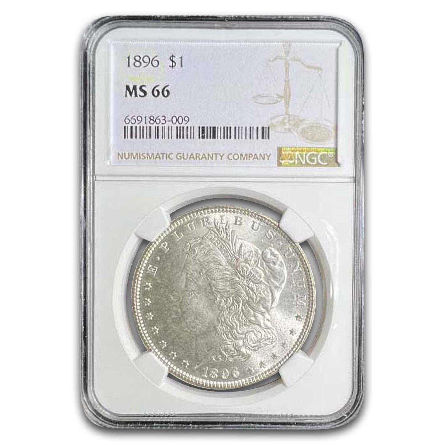 1896 (None) Phil Morgan Silver Dollar Value - APMEX